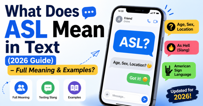 what does asl mean in text