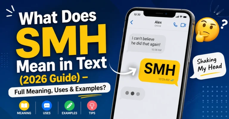 What Does SMH Mean in Text