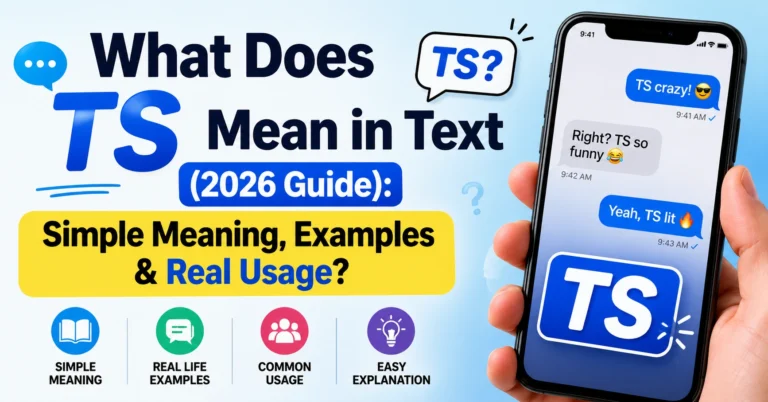 What Does TS Mean in Text