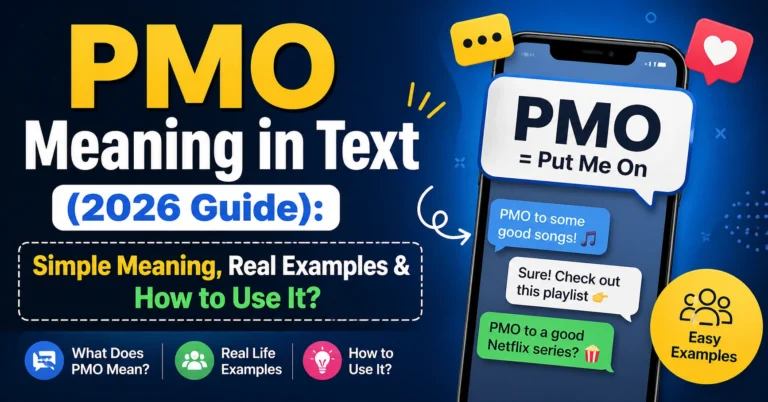 PMO Meaning in Text
