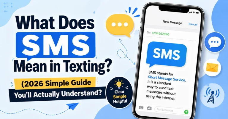What Does SMS Mean in Texting