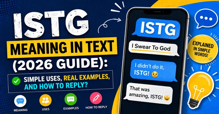 ISTG Meaning in Text
