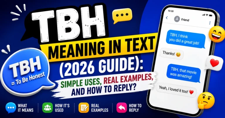 TBH Meaning in Text