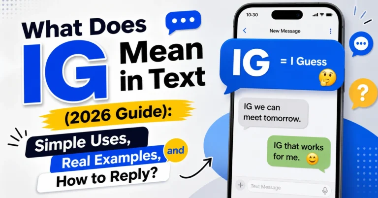 What Does IG Mean in Text