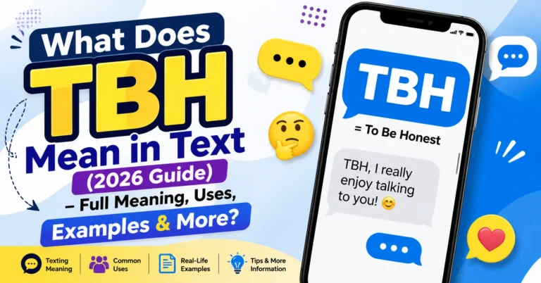 What Does TBH Mean in Text
