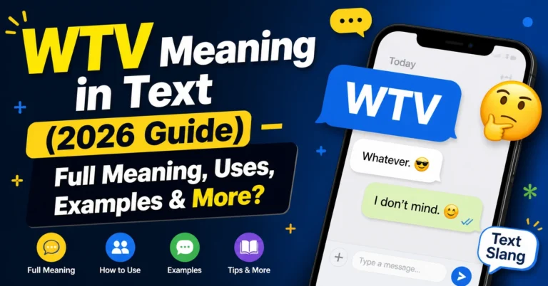WTV Meaning in Text