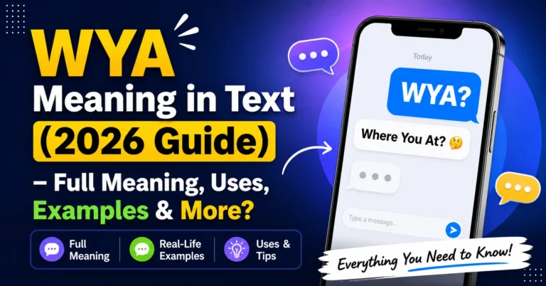WYA Meaning in Text