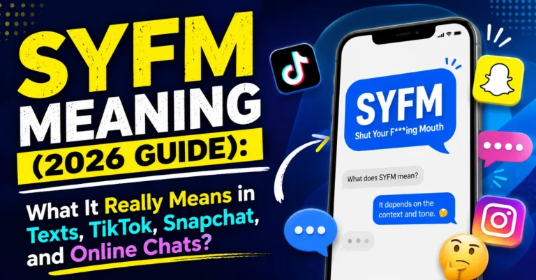 SYFM Meaning (2026 Guide): What It Really Means in Texts, TikTok, Snapchat, and Online Chats? SYFM Meaning