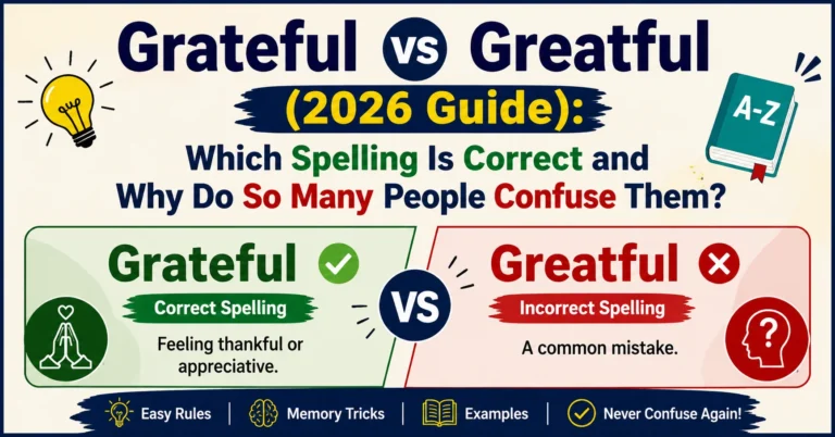 Grateful vs Greatful