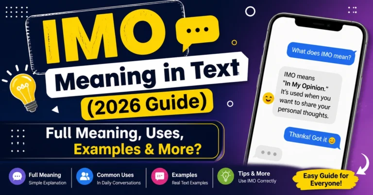 IMO Meaning in Text
