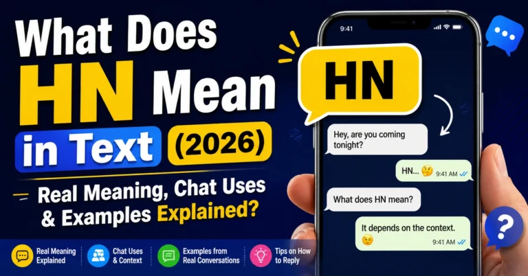 What Does HN Mean in Text