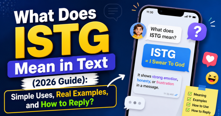 What Does ISTG Mean in Text