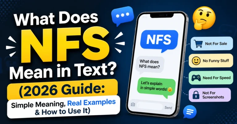 What Does NFS Mean in Text