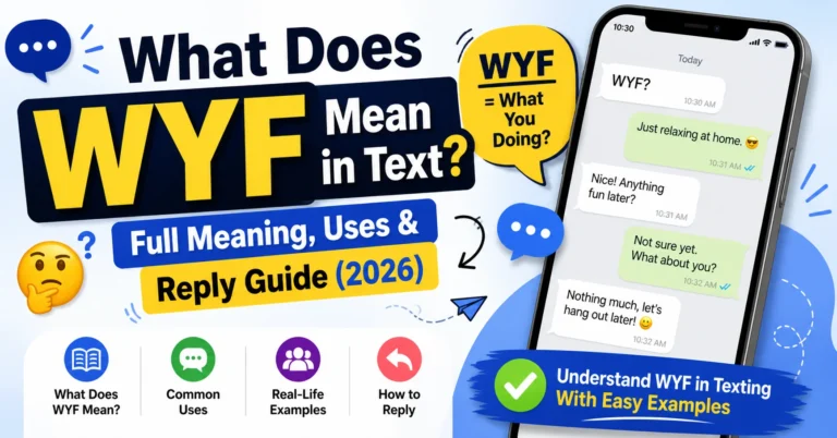 What Does WYF Mean in Text