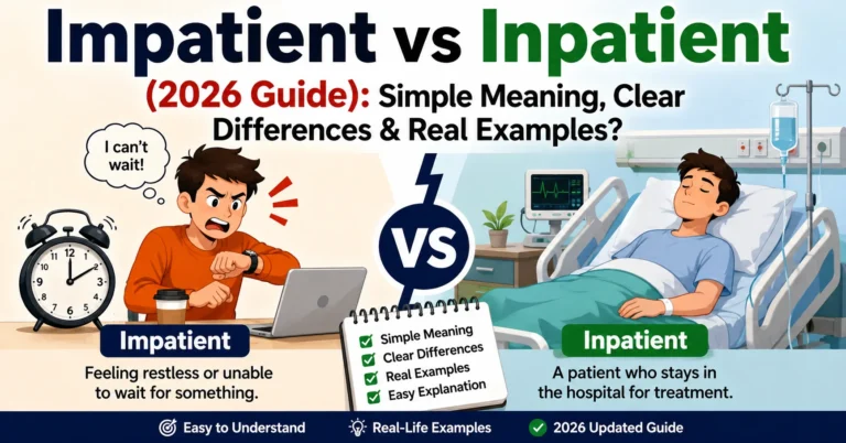 Impatient vs Inpatient