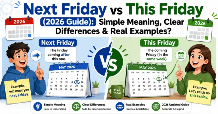 Next Friday vs This Friday