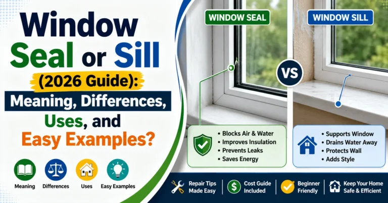 Window Seal or Sill