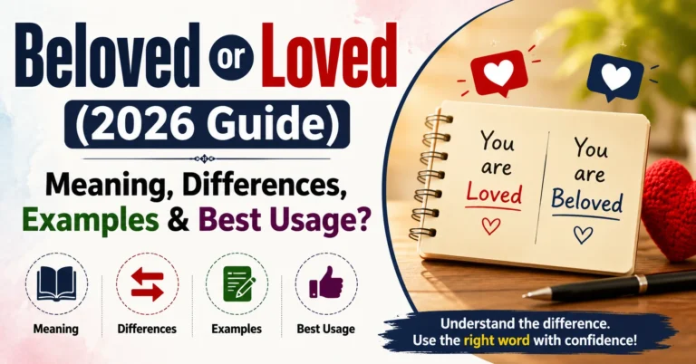 Beloved or Loved