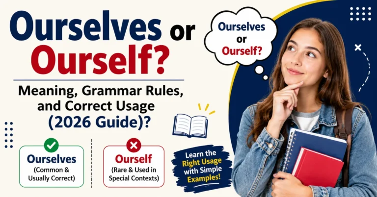 Ourselves or Ourself
