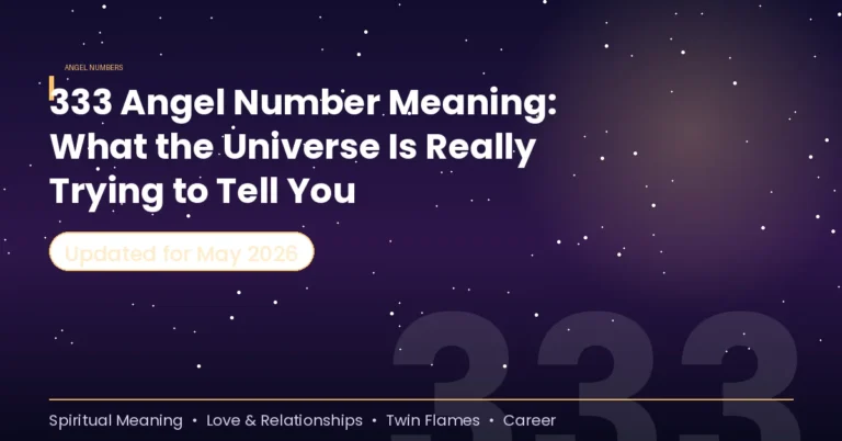 333 Angel Number Meaning