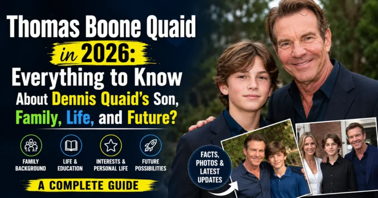 Thomas Boone Quaid in 2026: Everything to Know About Dennis Quaid’s Son, Family, Life, and Future Thomas Boone Quaid