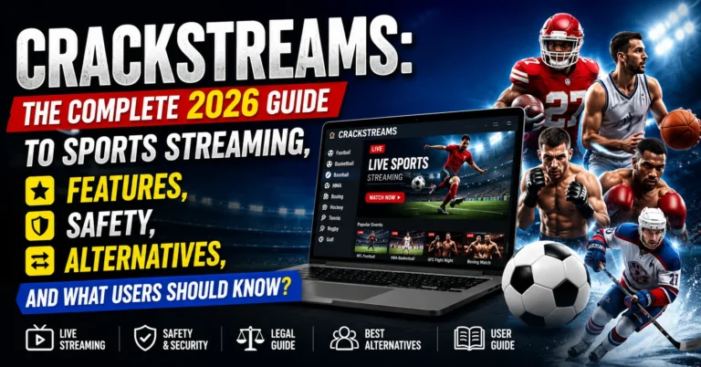 CrackStreams: The Complete 2026 Guide to Sports Streaming, Features, Safety, Alternatives, and What Users Should Know CrackStreams