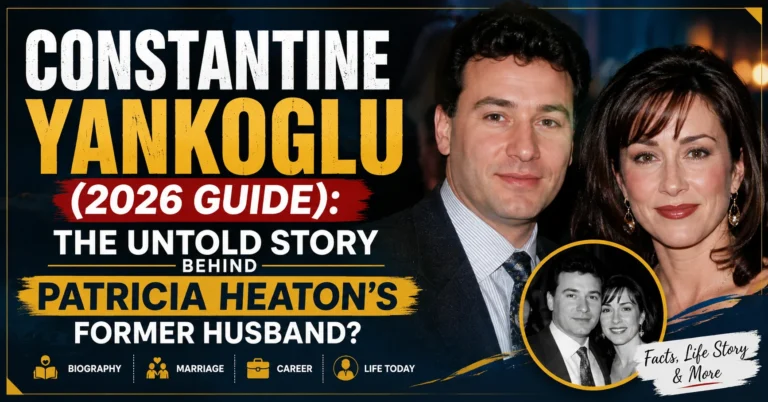 Constantine Yankoglu (2026 Guide): The Untold Story Behind Patricia Heaton’s Former Husband Constantine Yankoglu