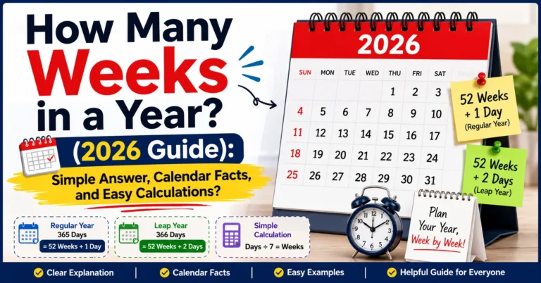 How Many Weeks in a Year