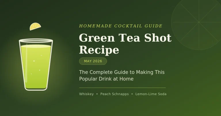 Green Tea Shot Recipe